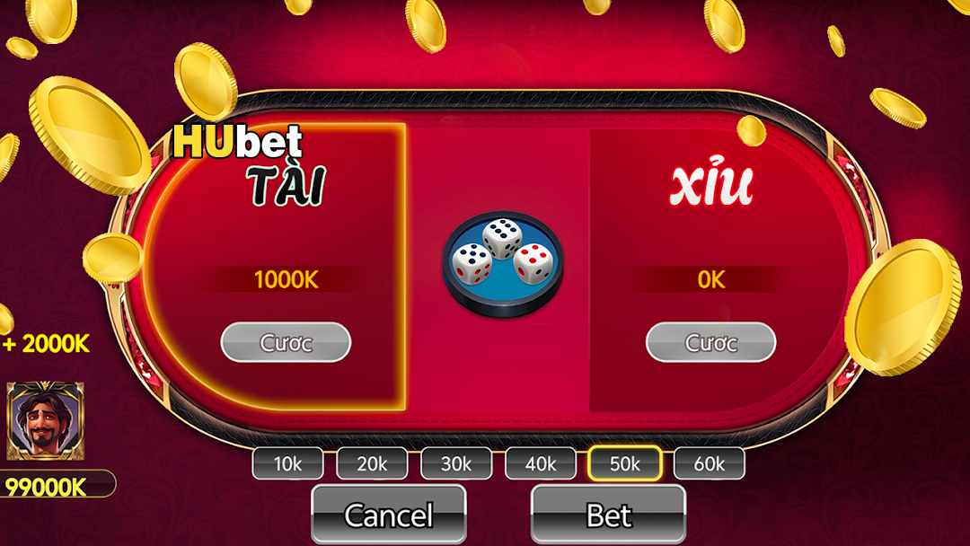 Tài Xỉu Hubet – điểm thu hút nhất sảnh game